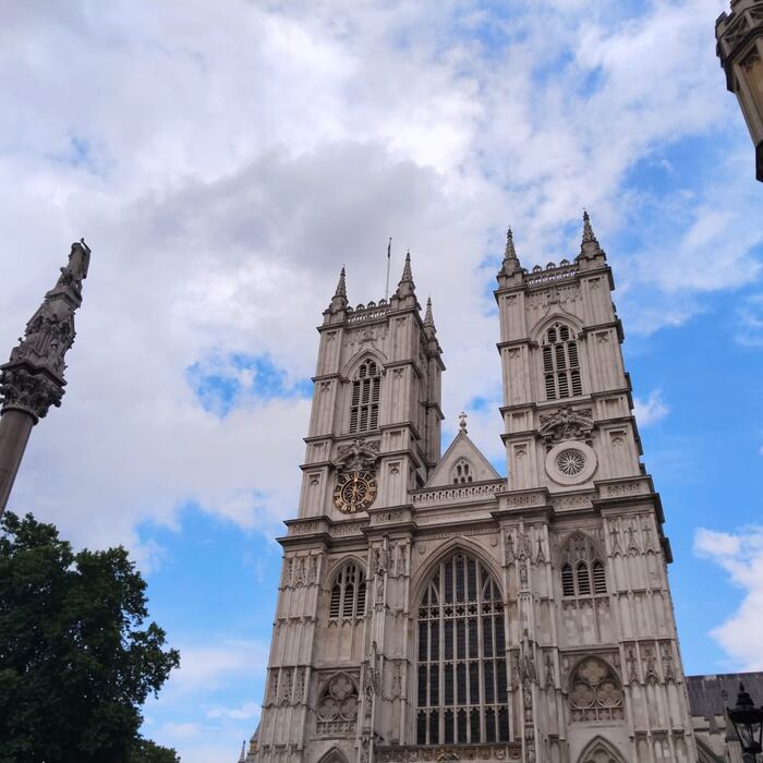 Londra'da Westminster Abbey'in cephesi